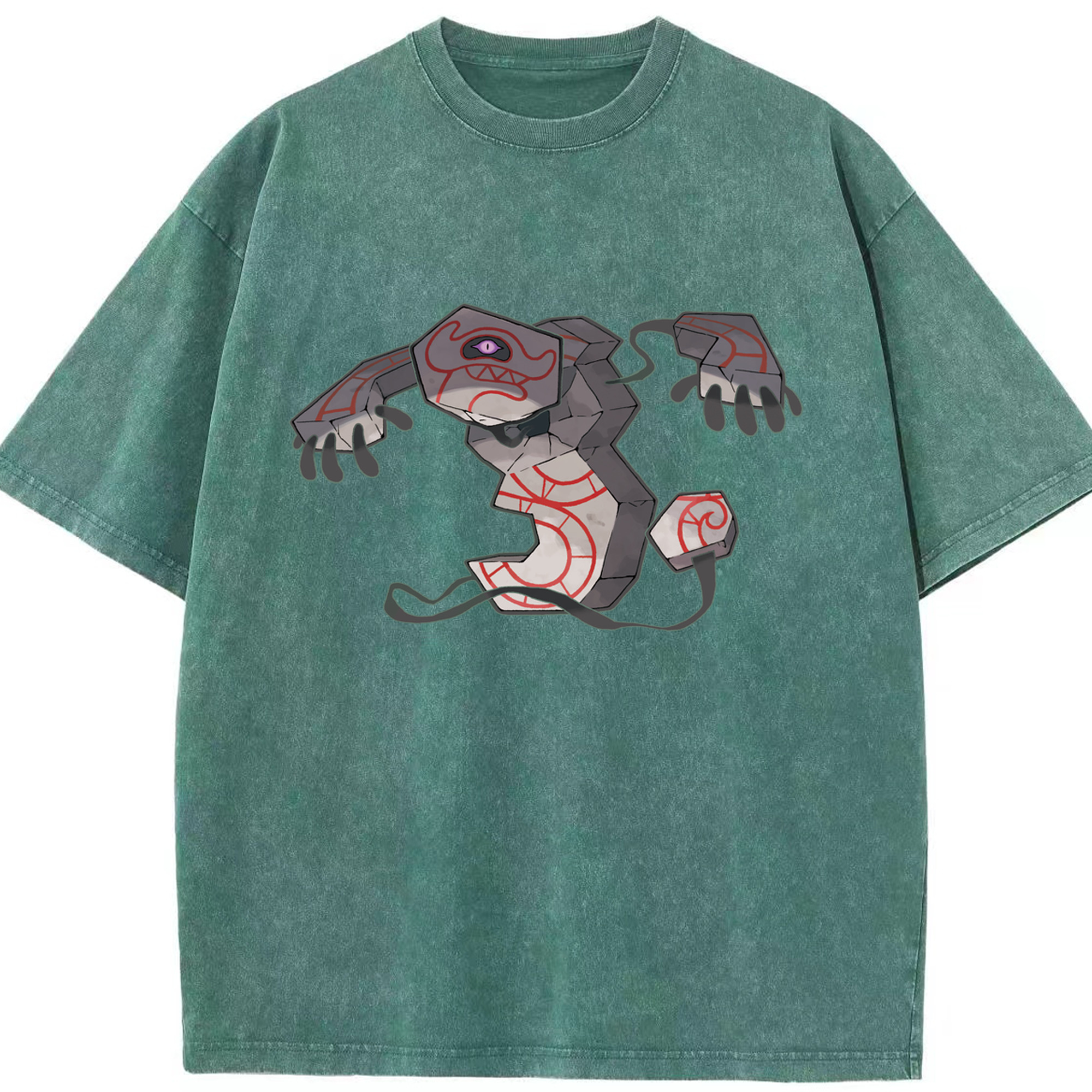 （画像用） ポケットモンスター Pokémon 綿100% ヴィンテージ風 半袖Tシャツ（フロントプリント）